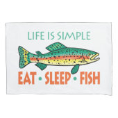 Funny Vist Gezegde Kussensloop (Voorkant)