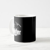 Funny Vist Gift de Rodfather Koffiemok (Voorkant links)