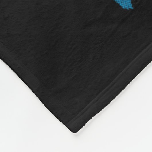 Funny Vist hier FishLove Summer Gift Fleece Deken (Hoek)