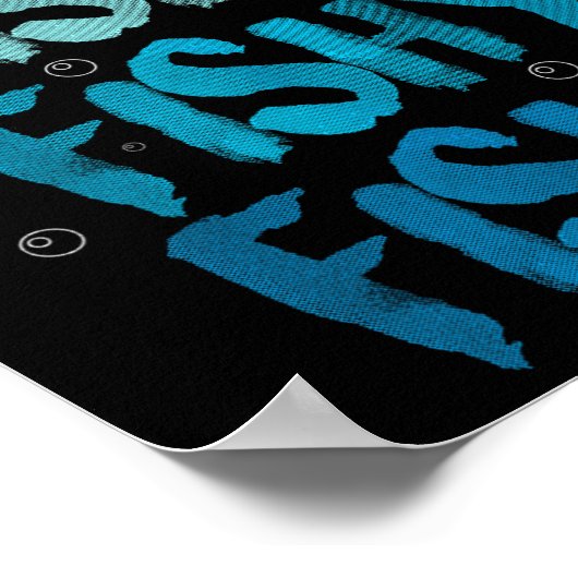 Funny Vist hier FishLove Summer Gift Poster (Hoek)