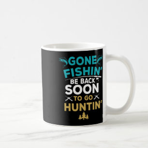 Funny Vist Hunter Hunter Hunter Hunting Fisherman Koffiemok