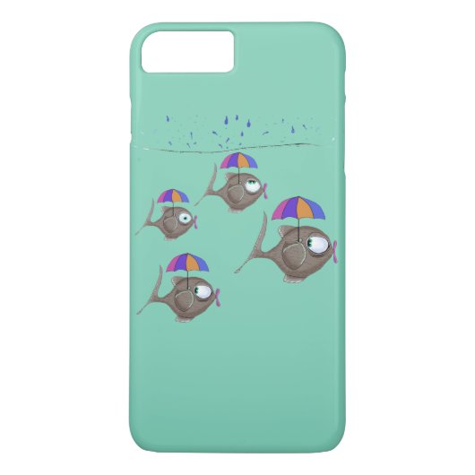 Funny Vist iPhone 7 Plus. Case-Mate iPhone Case (Achterkant)