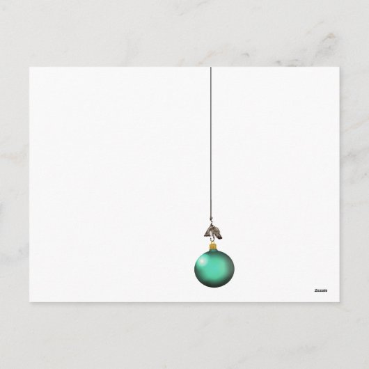 Funny Vist kerstfeestdag Briefkaart (Achterkant)