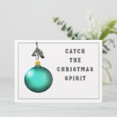 Funny Vist kerstfeestkaarten Feestdagenkaart (Staand voorkant)