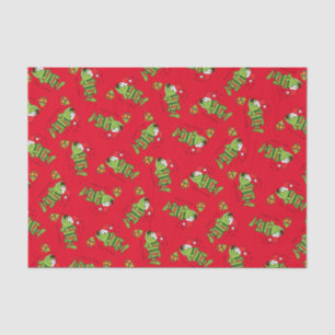 Funny Vist kerstmis Cartoon Tissuepapier