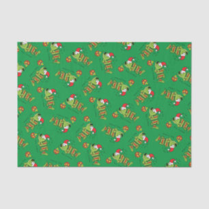 Funny Vist kerstmis Cartoon Tissuepapier