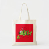 Funny Vist kerstmis Cartoon Tote Bag (Voorkant)