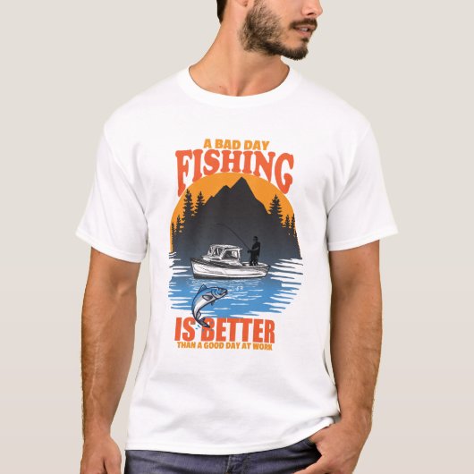 Funny Vist Lover Fisher Fisherman Gift Mannen T-shirt (Voorkant)