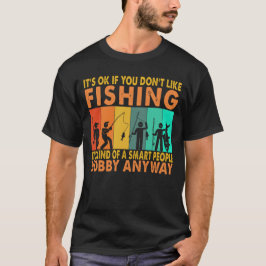 Funny Vist Lover Fisher Fisherman Hobby Mannen T-shirt