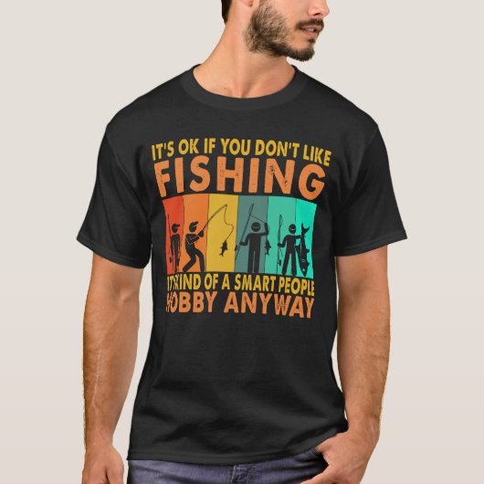Funny Vist Lover Fisher Fisherman Hobby Mannen T-shirt (Voorkant)