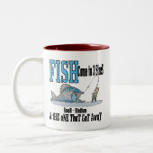 Funny Vist Mok Vist Humor Vist 3 Grootte (Links)