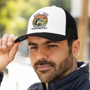 Funny Vist pap Reel Cool Grandpa  Trucker Pet