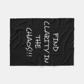 Funny Vist Quote Fleece Deken (Voorkant (Horizontaal))