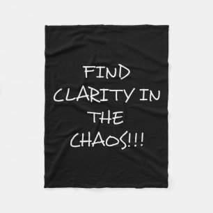 Funny Vist Quote Fleece Deken