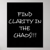 Funny Vist Quote Poster (Voorkant)