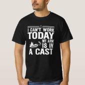 Funny Vist Quote T-shirt (Voorkant)