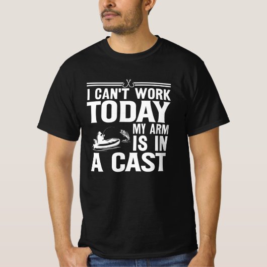 Funny Vist Quote T-shirt (Voorkant)
