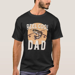 Funny Vist Reel Cool Dad Outdoor T-shirt