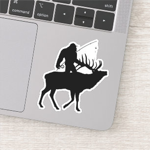 Funny Vist Sasquatch Sticker Decal