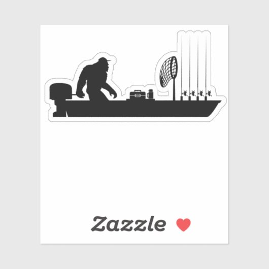 Funny Vist Sasquatch Sticker Decal (Vel)