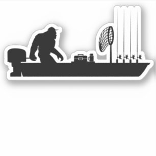 Funny Vist Sasquatch Sticker Decal
