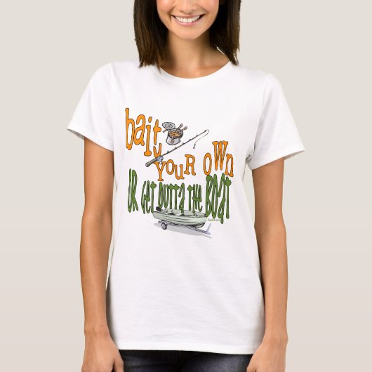 Funny Vist Shirt Vist Humor Vissen Bait (Voorkant)