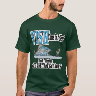 Funny Vist Shirt Vist Humor Vist 3 Grootte