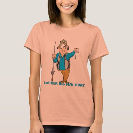 Funny Vist Shirt Vist Humor Vist Big Fish (Voorkant)