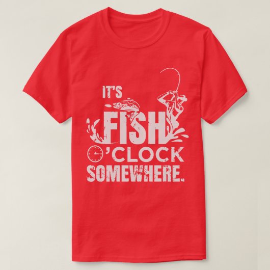 Funny Vist Shirten T-shirt (Design voorkant)