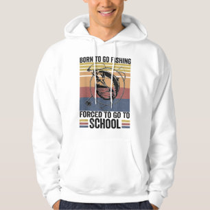 Funny Vist vis-vis-Kinderen die naar het buitenlan Hoodie