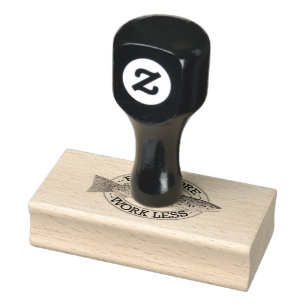 Funny Vist woorden voor een visser Rubberstempel