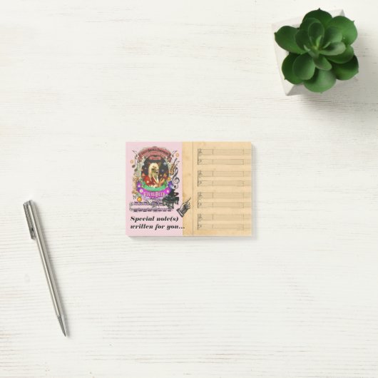 Funny Vivalhert Vivadi Classical Music Parody Post-it® Notes (Kantoor)