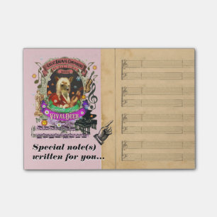 Funny Vivalhert Vivadi Classical Music Parody Post-it® Notes