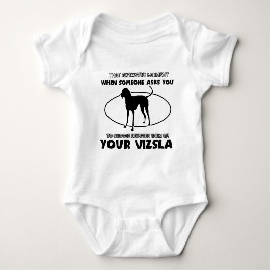 Funny Vizsla design Romper (Voorkant)