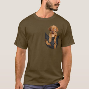 Funny Vizsla in Your Pocket of Vizsla Lovers T-shirt