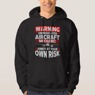 Funny Vliegtuig Mechanic Airplane Mechanic 1 Hoodie