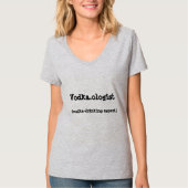 Funny Vodka.ologe Quote T-shirt (Voorkant)