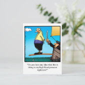 Funny "Voel Better" Humor Briefkaart (Staand voorkant)