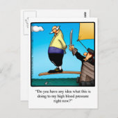 Funny "Voel Better" Humor Briefkaart (Voorkant / Achterkant)