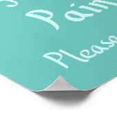 Funny voelt uw pijn handgeschreven citaat Humor Gr Poster (Hoek)