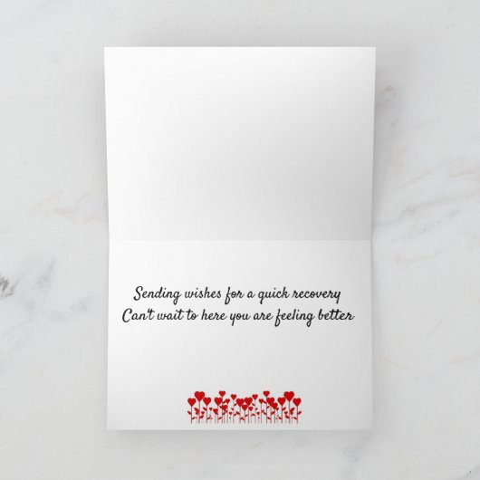 ***FUNNY VOELT ZO SNEL BETER** KAART (Binnen)