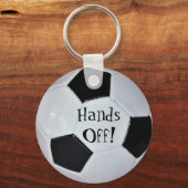Funny Voetbal Foto Sleutelhanger (Voorkant)