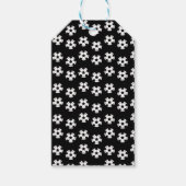 Funny Voetbal Pattern Cadeaulabel (Voorkant)