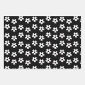 Funny Voetbal Pattern Inpakpapier Vel (Voorkant 2)