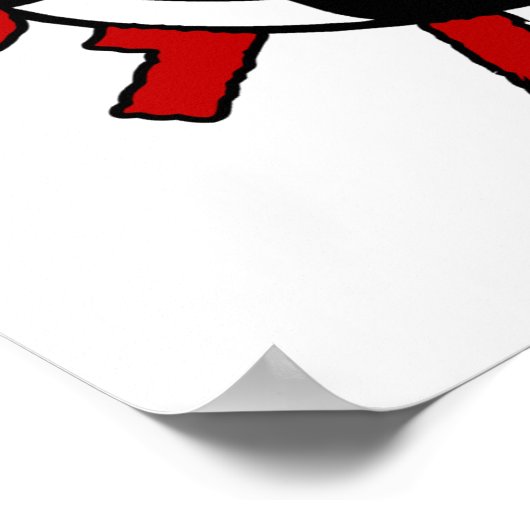 Funny Voetbal T shirten en Gifts Poster (Hoek)