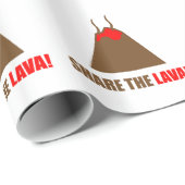 Funny Volcano Cadeaupapier (Rol Hoek)