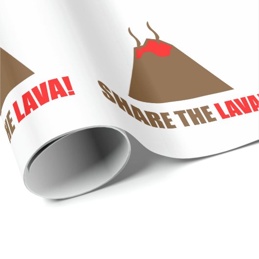 Funny Volcano Cadeaupapier (Rol Hoek)