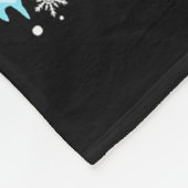 Funny Volleyball Christmas Reindeer Santa Hat Ligh Fleece Deken (Hoek)