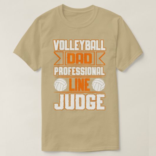Funny Volleyball Dad Professional Line rechter 1 T-shirt (Design voorkant)