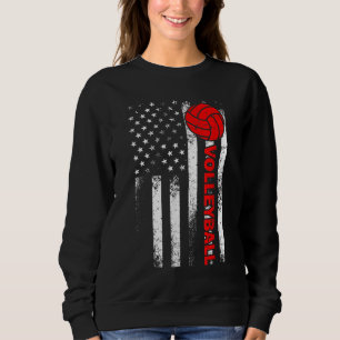 Funny Volleyball Design for Men Women USA Patrioti Trui